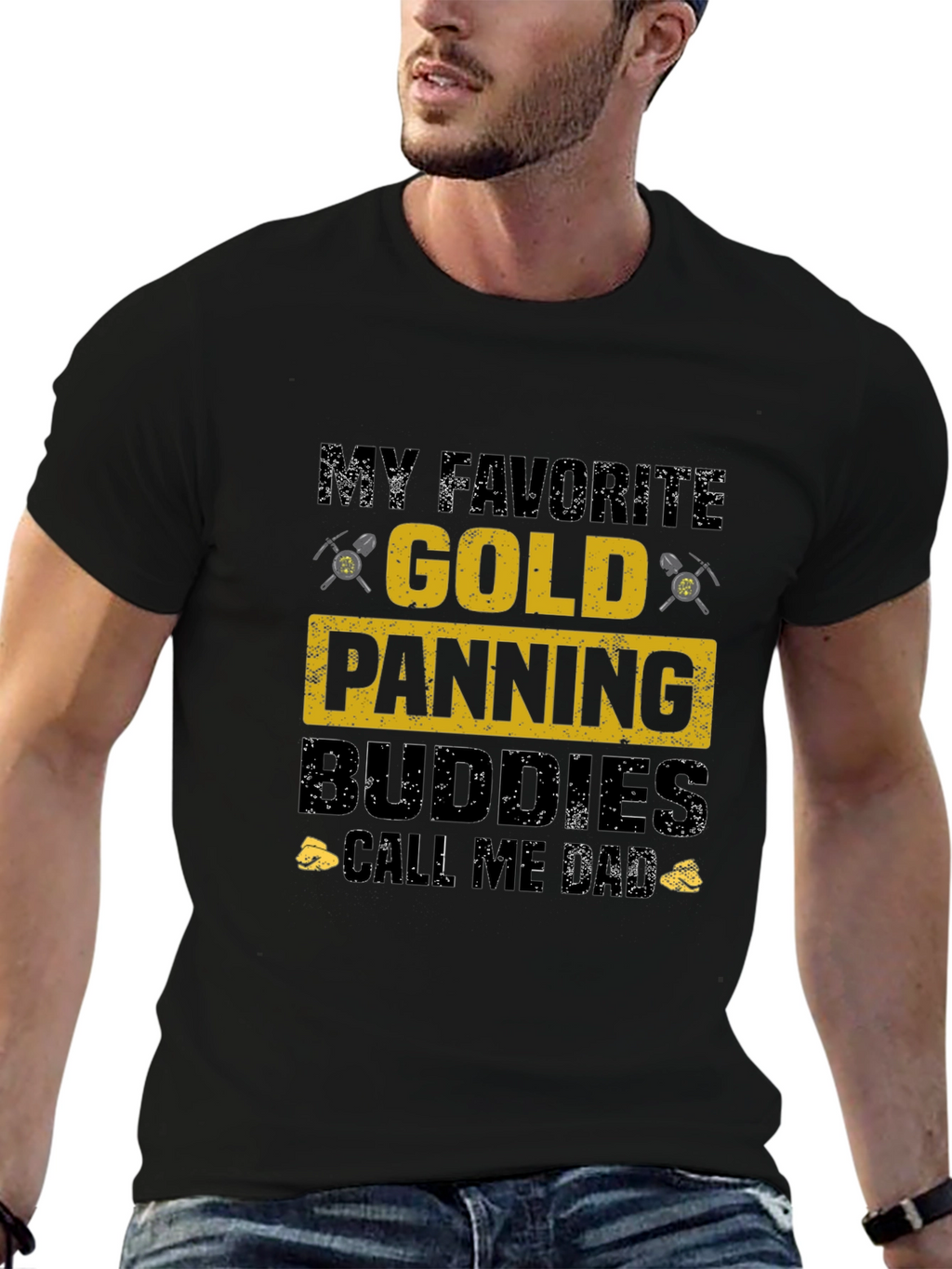 Gold Panning Buddies Dad T-Shirt
