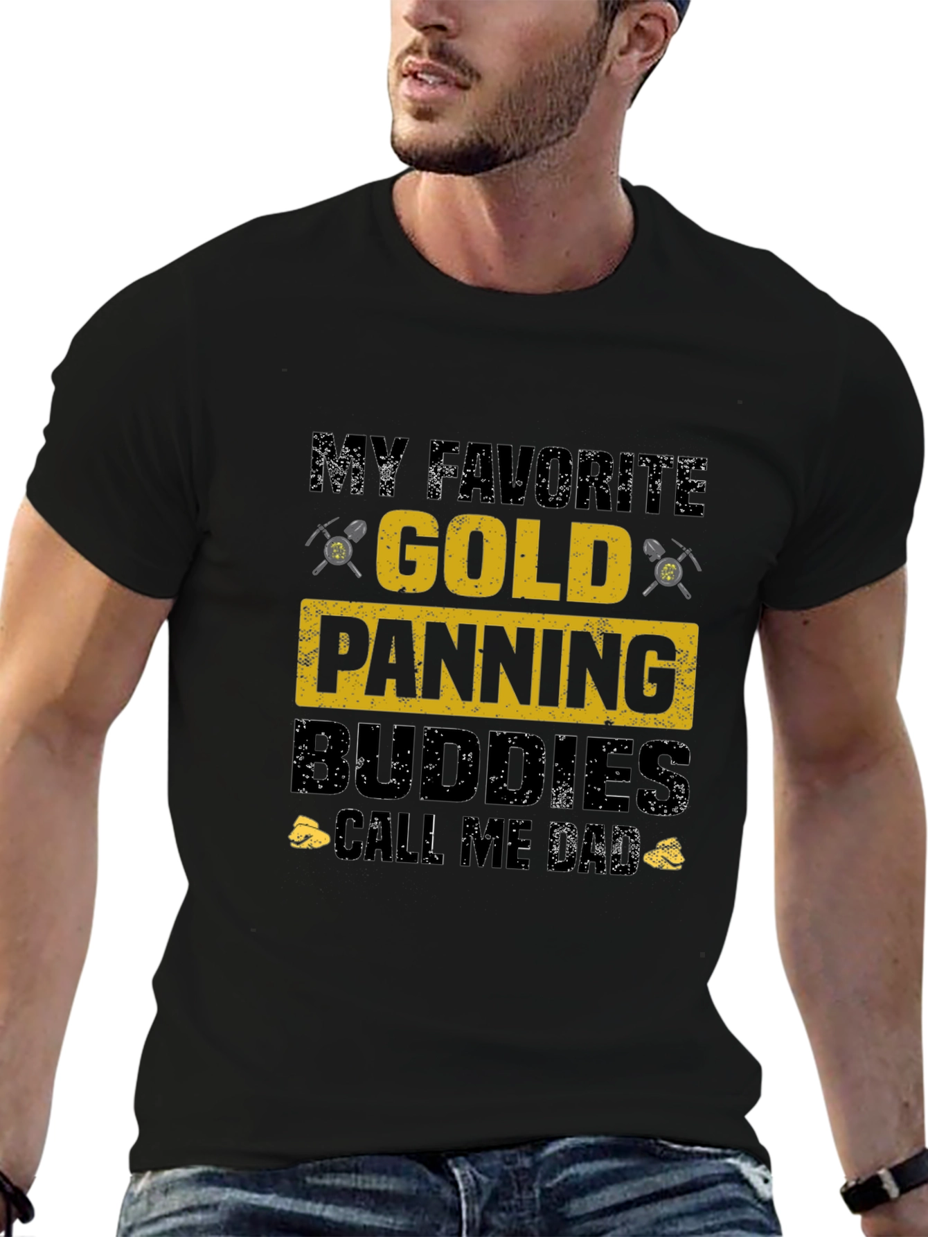 Gold Panning Buddies Dad T-Shirt