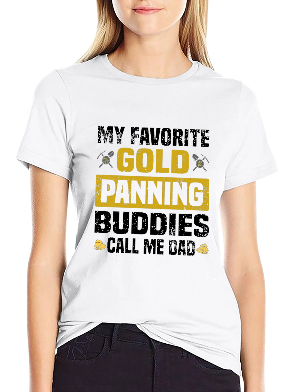 Gold Panning Buddies Dad T-Shirt