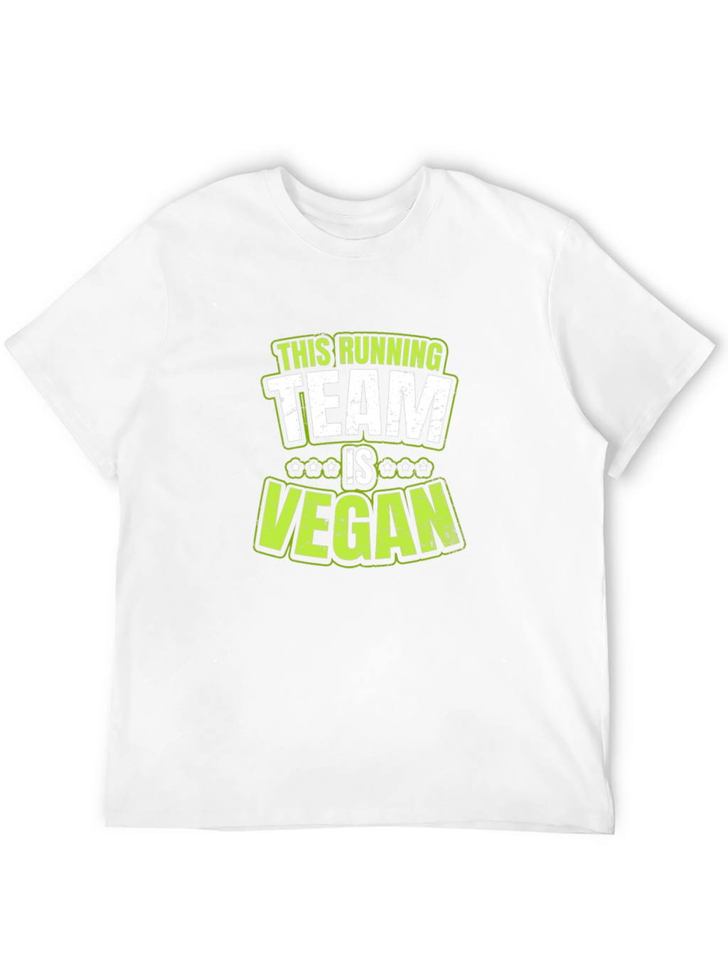 Vegan Running Team T-Shirt - Black Cotton Tee