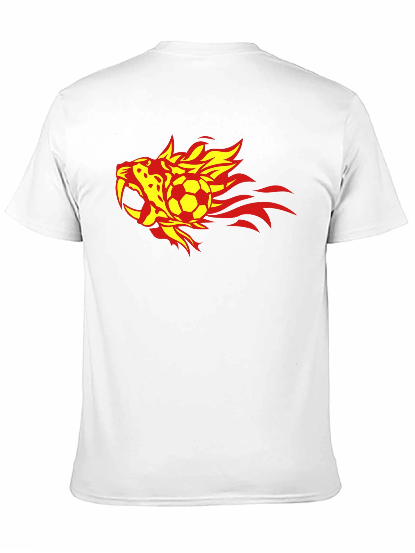 Fiery Soccer T-Shirt - Black