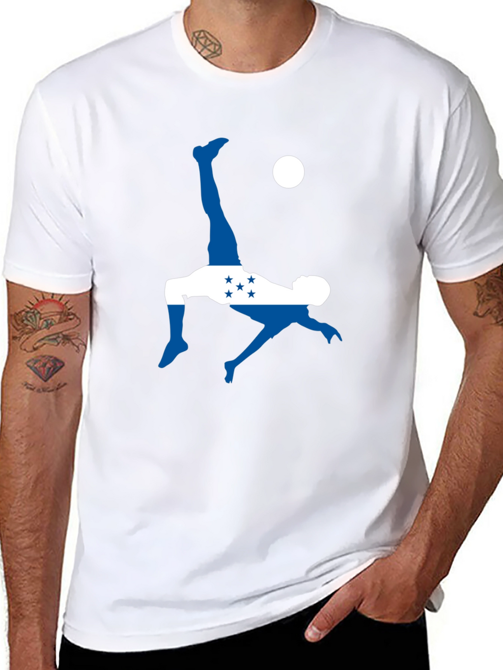 Honduras Soccer Graphic Tee