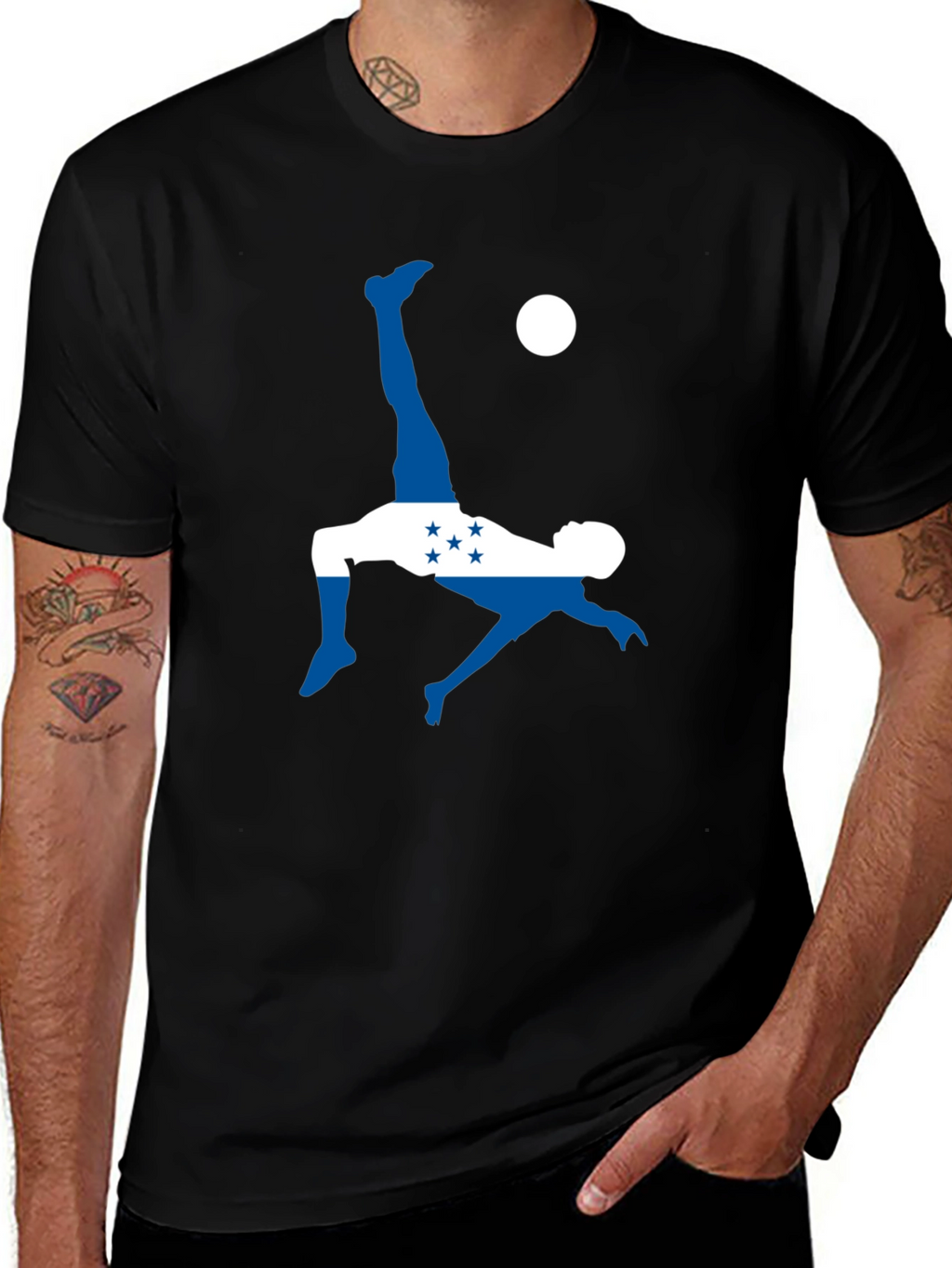Honduras Soccer Graphic Tee