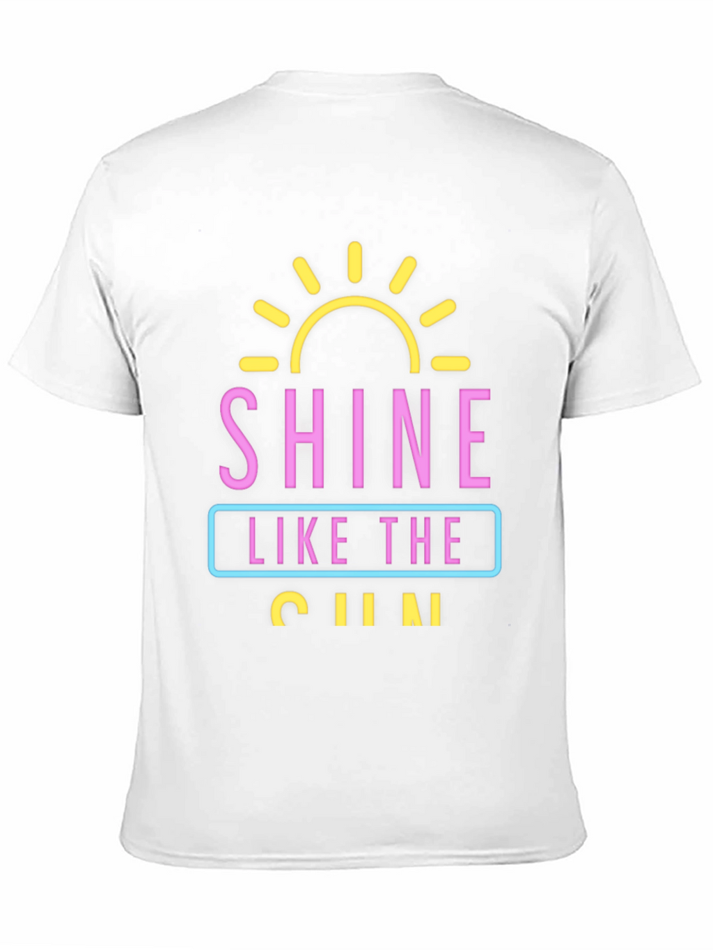 Shine Like The Sun Graphic Black T-Shirt