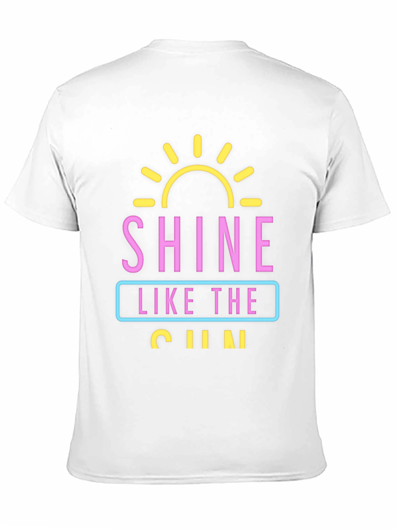 Shine Like The Sun Graphic Black T-Shirt