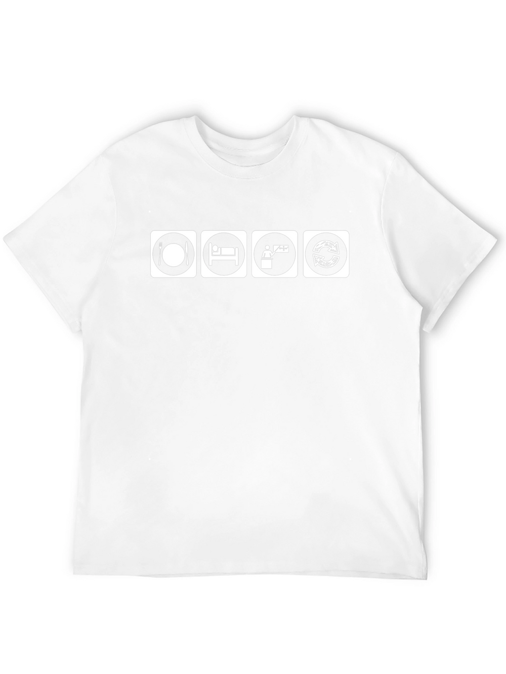 Eat Sleep Teach Repeat T-Shirt - Black