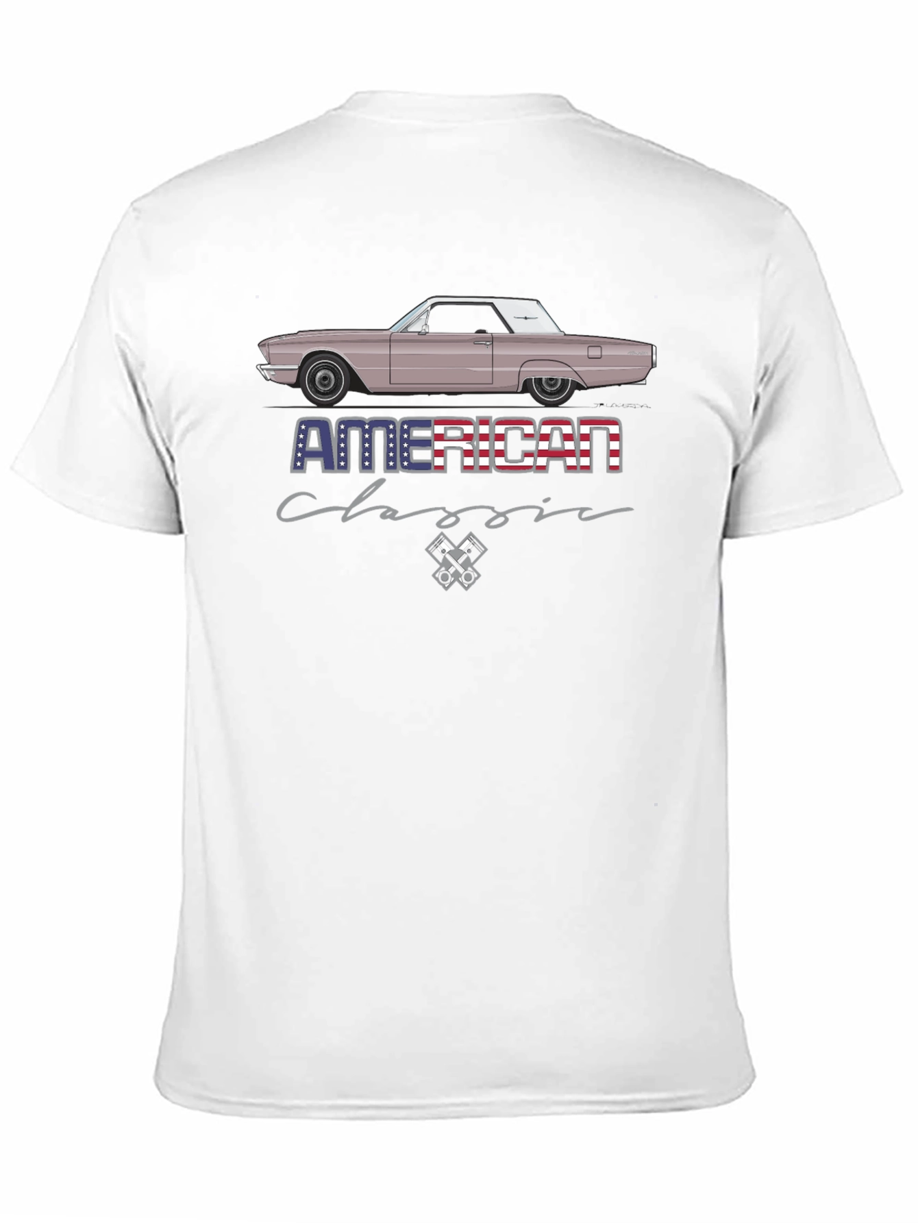 American Classic Car Graphic T-Shirt