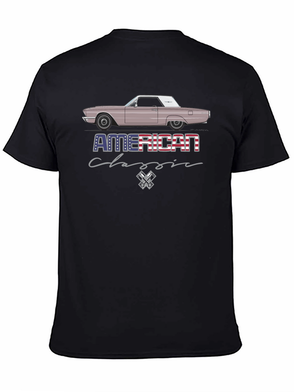 American Classic Car Graphic T-Shirt