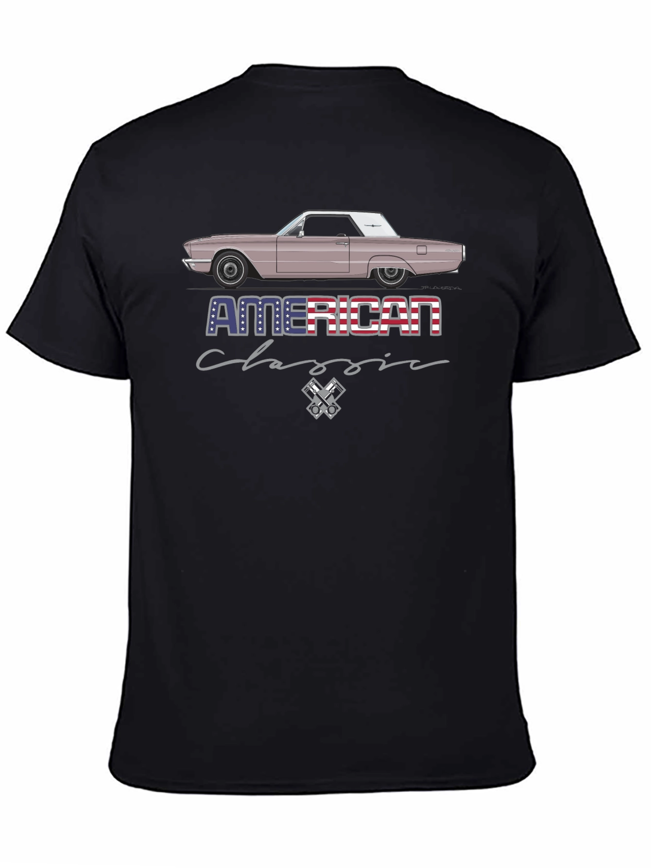 American Classic Car Graphic T-Shirt