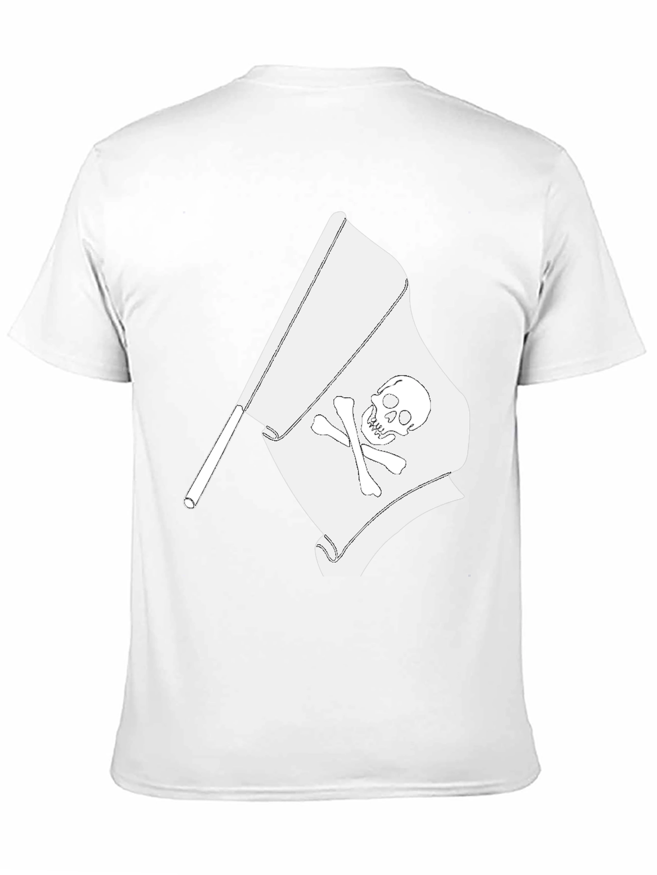 Pirate Flag Graphic Tee - Skull & Crossbones T-Shirt