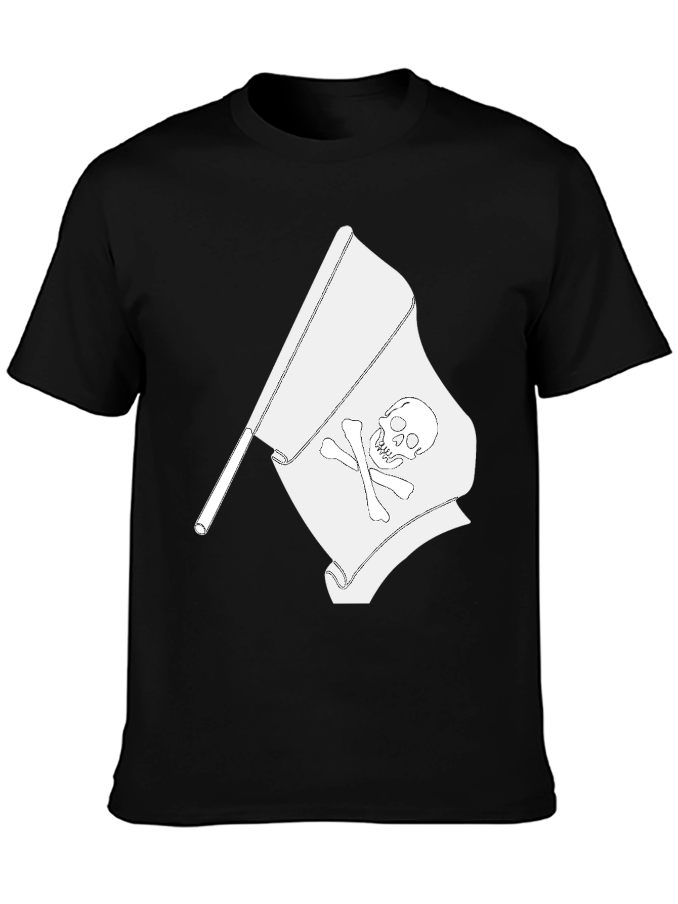 Pirate Flag Graphic Tee - Skull & Crossbones T-Shirt