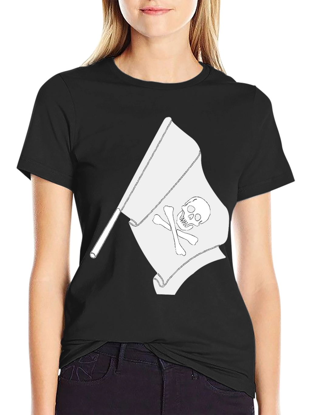 Pirate Flag Graphic Tee - Skull & Crossbones T-Shirt