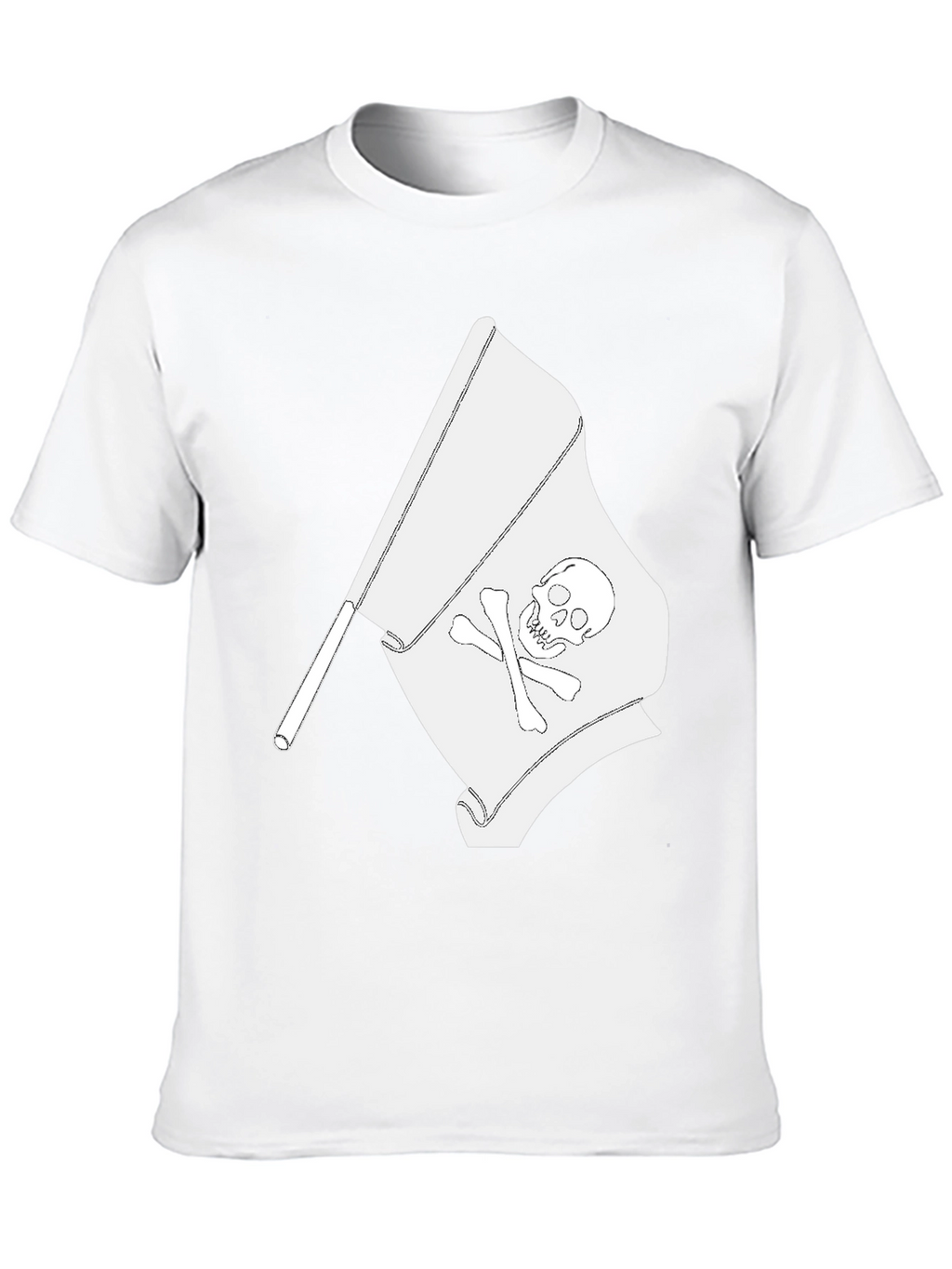 Pirate Flag Graphic Tee - Skull & Crossbones T-Shirt