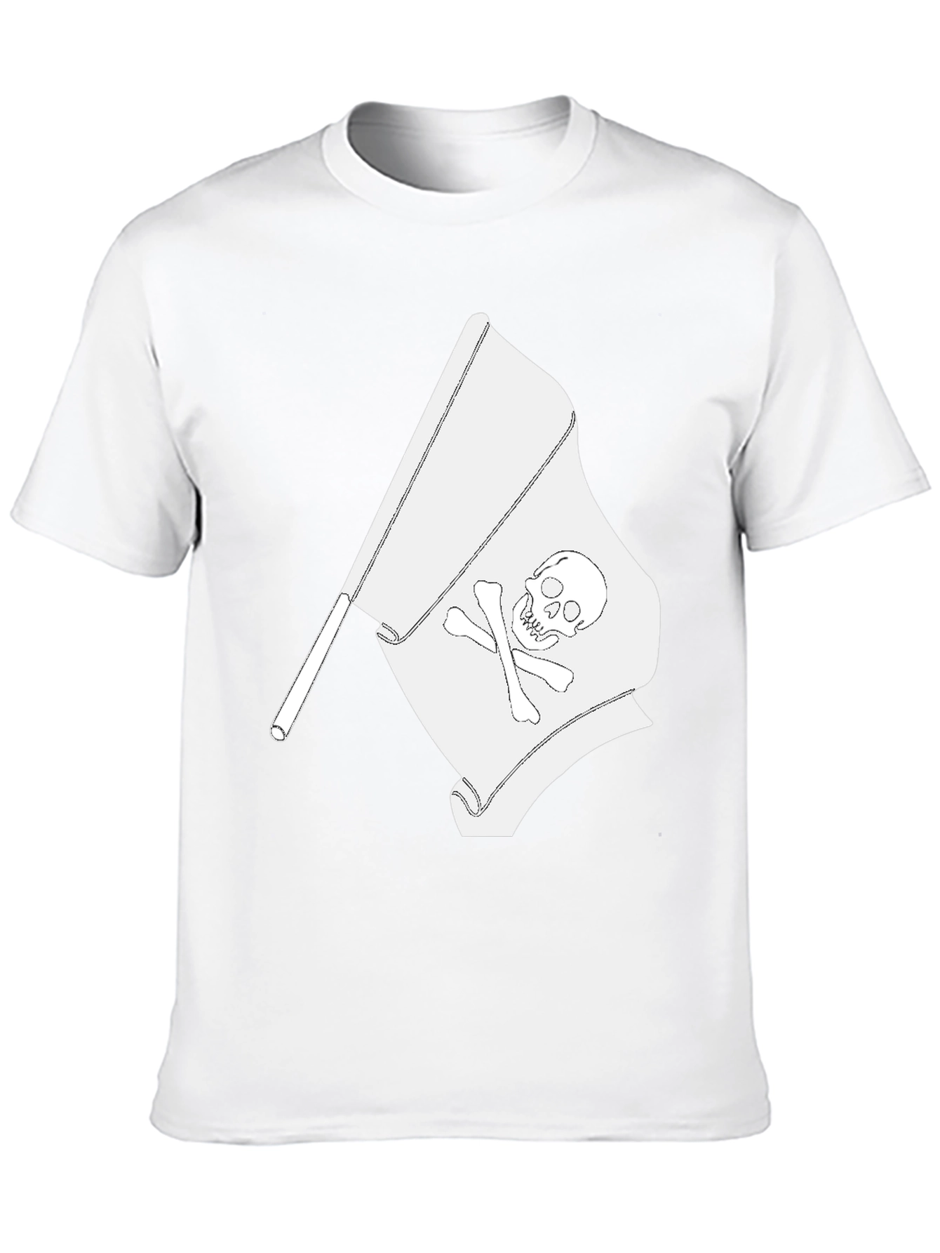 Pirate Flag Graphic Tee - Skull & Crossbones T-Shirt
