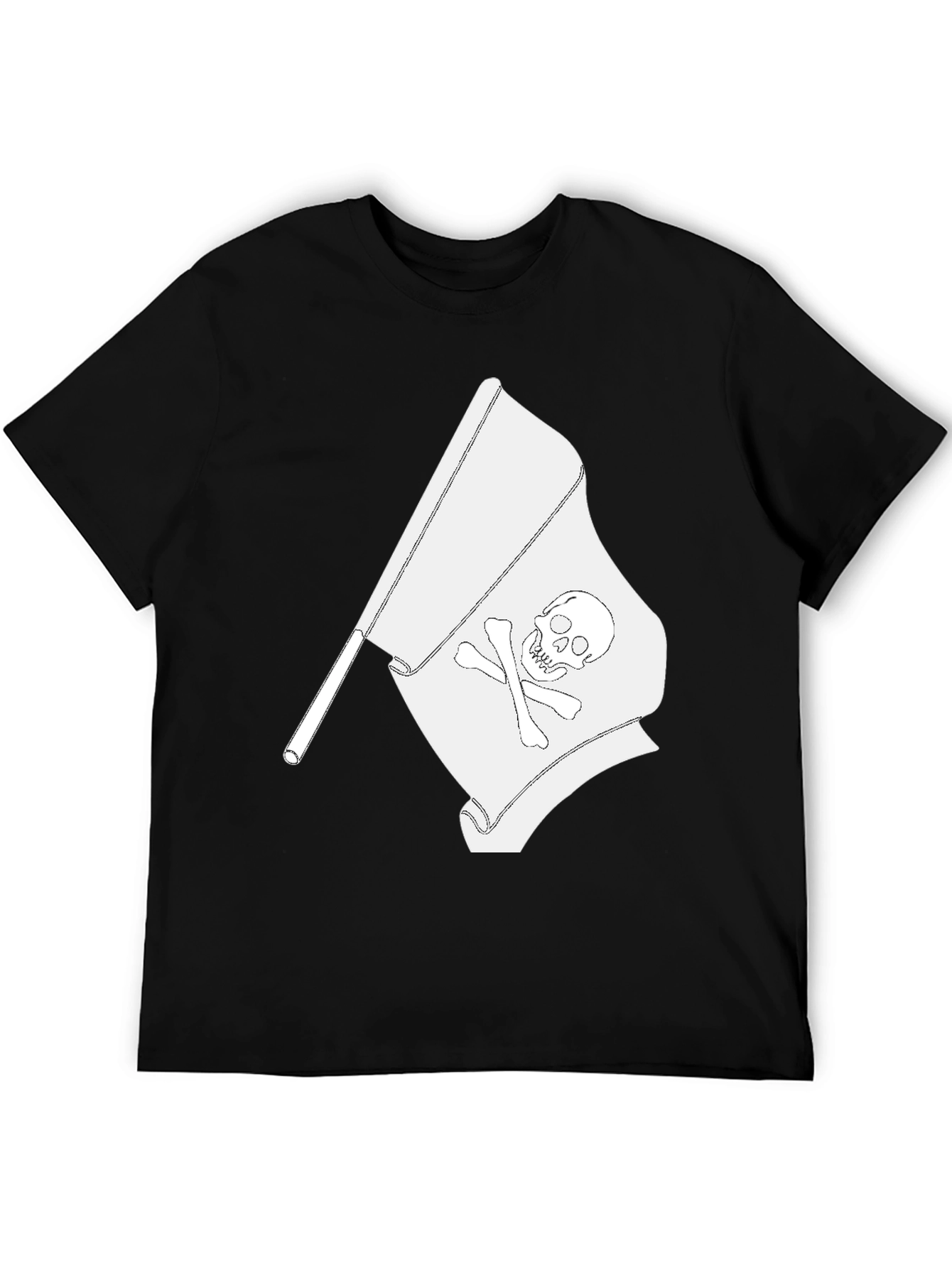 Pirate Flag Graphic Tee - Skull & Crossbones T-Shirt