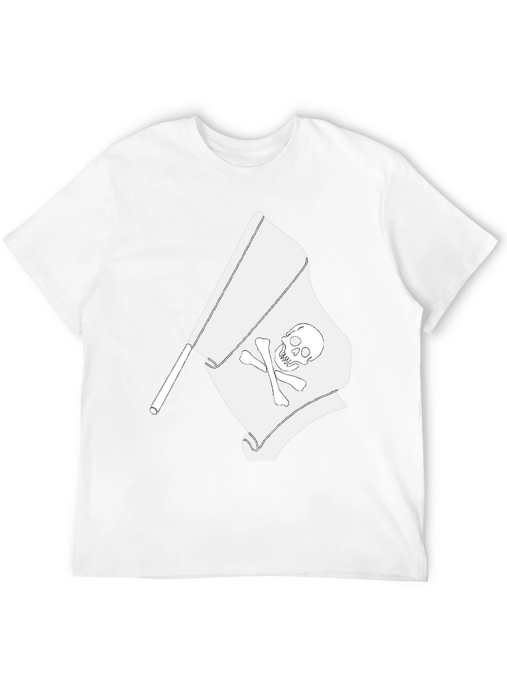 Pirate Flag Graphic Tee - Skull & Crossbones T-Shirt