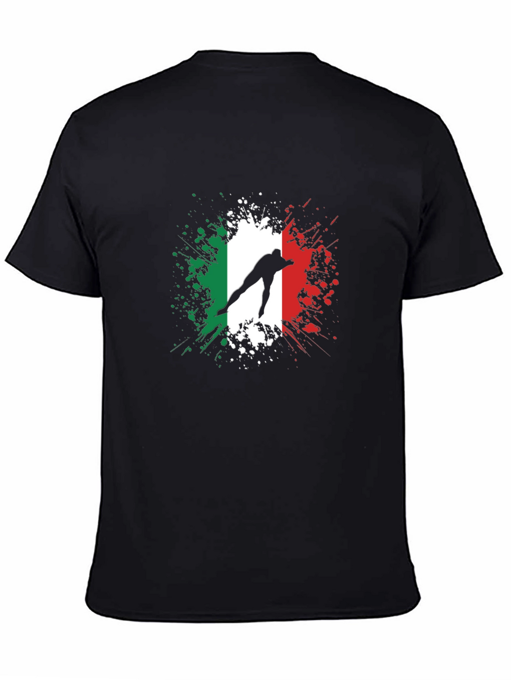 Italian Flag Speed Skater Graphic Tee