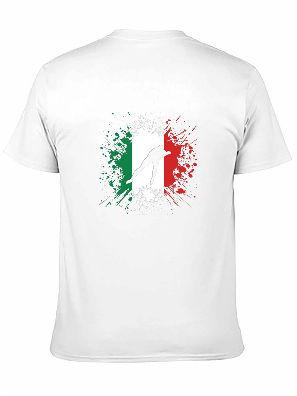 Italian Flag Speed Skater Graphic Tee