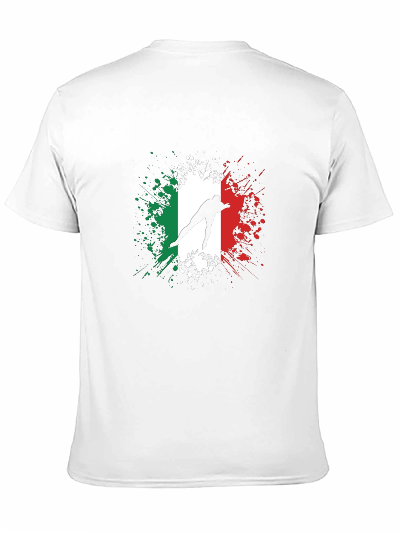 Italian Flag Speed Skater Graphic Tee
