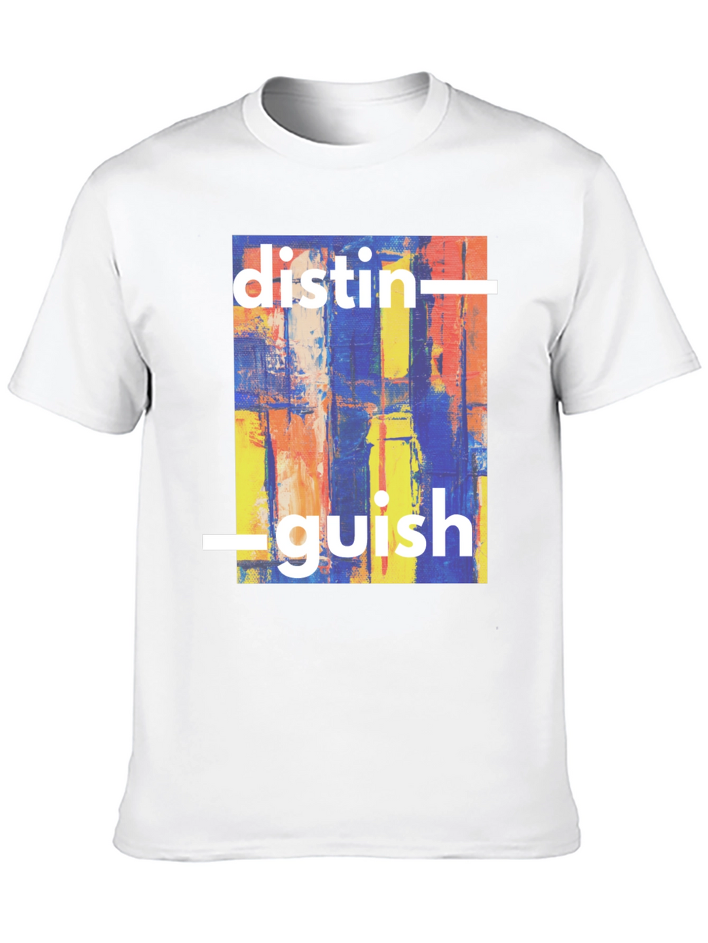 Distinguish Abstract Art Graphic T-Shirt