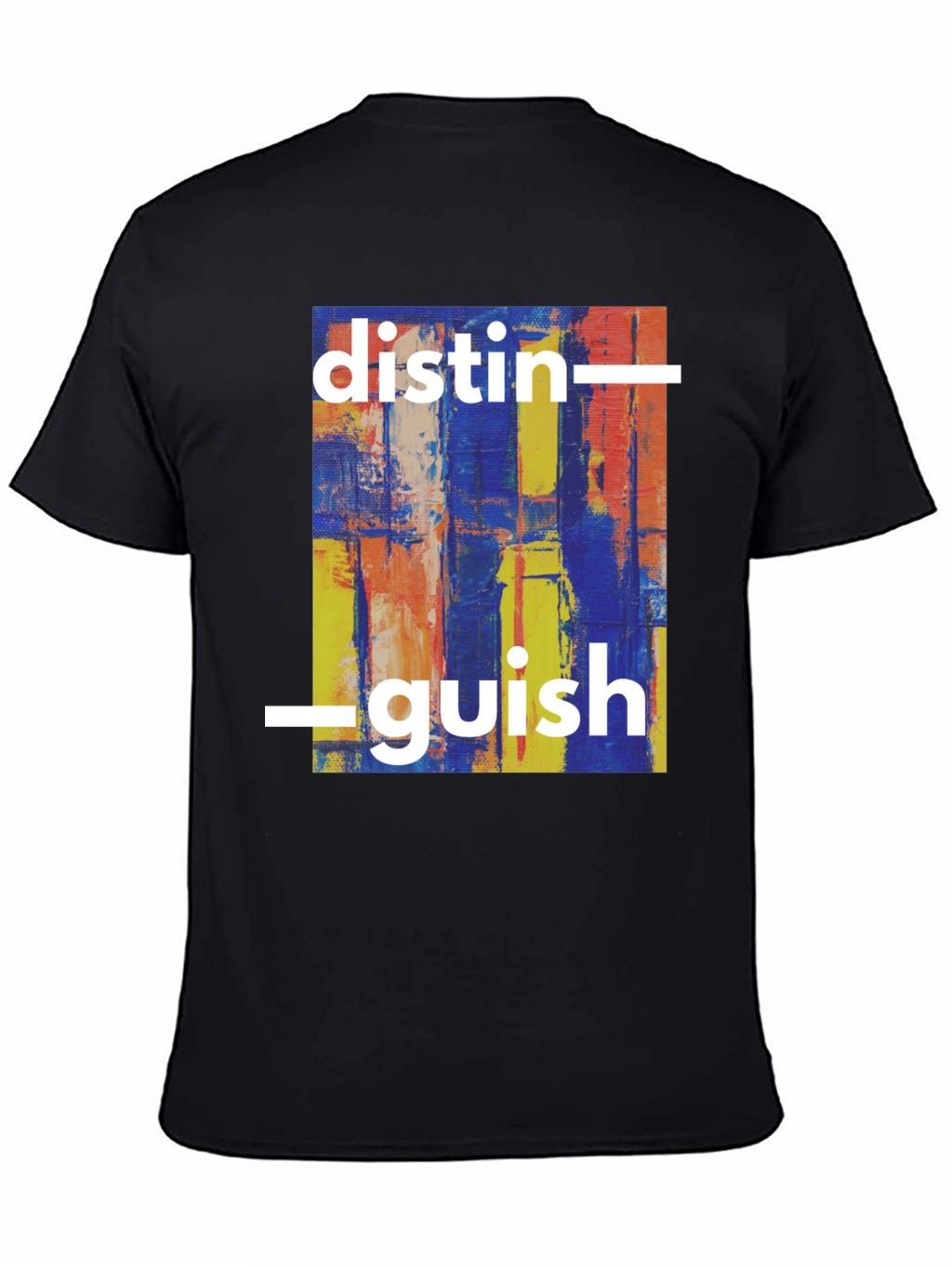 Distinguish Abstract Art Graphic T-Shirt