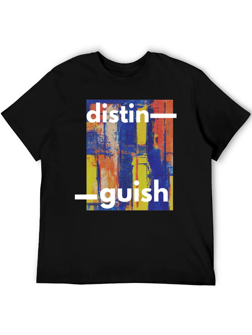 Distinguish Abstract Art Graphic T-Shirt