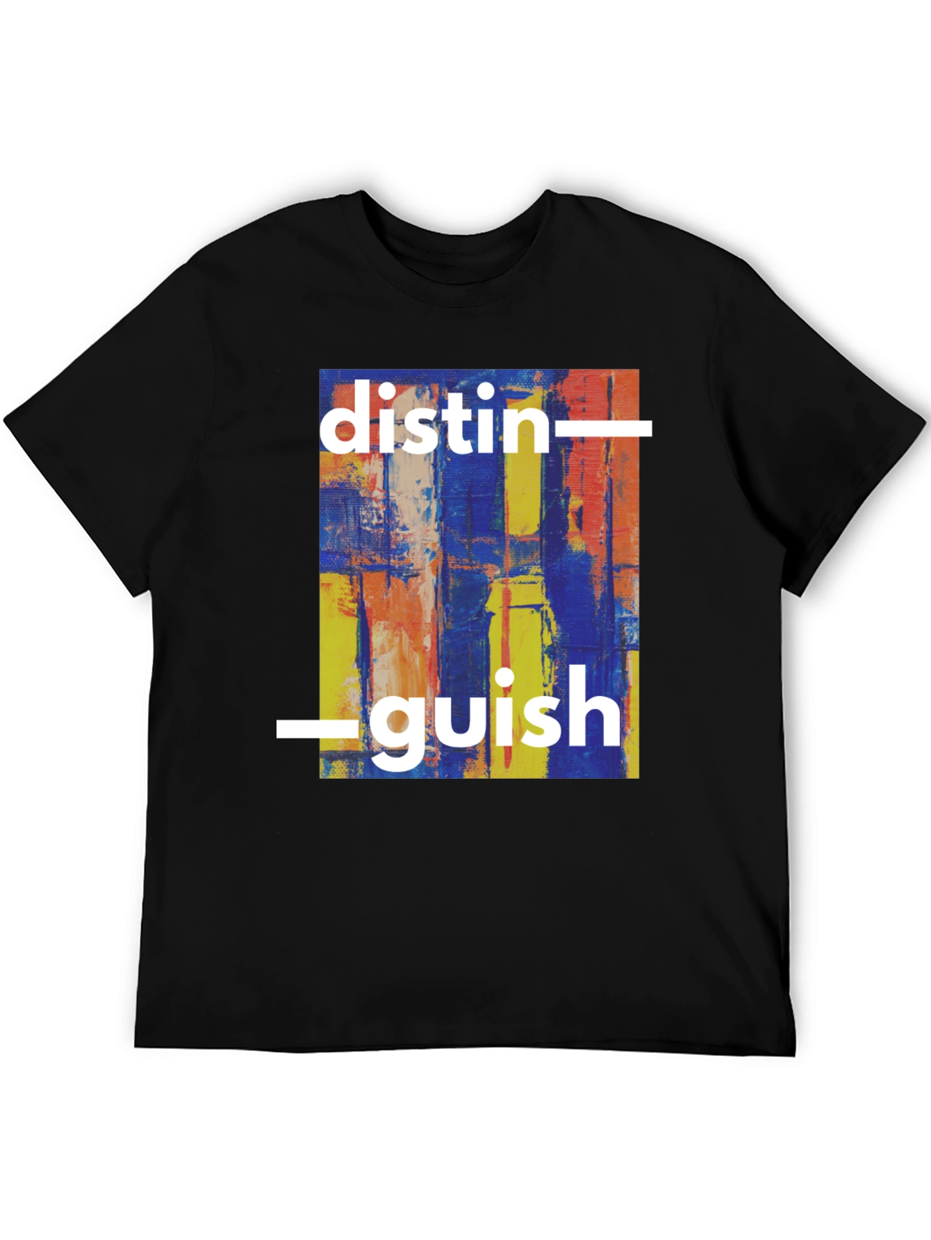 Distinguish Abstract Art Graphic T-Shirt
