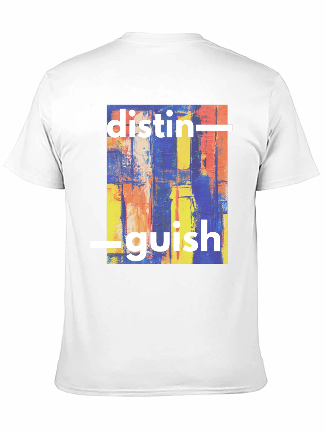 Distinguish Abstract Art Graphic T-Shirt
