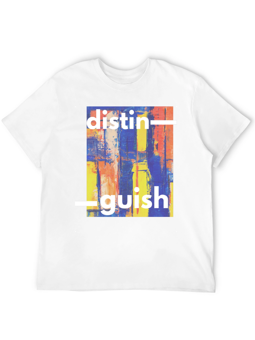 Distinguish Abstract Art Graphic T-Shirt