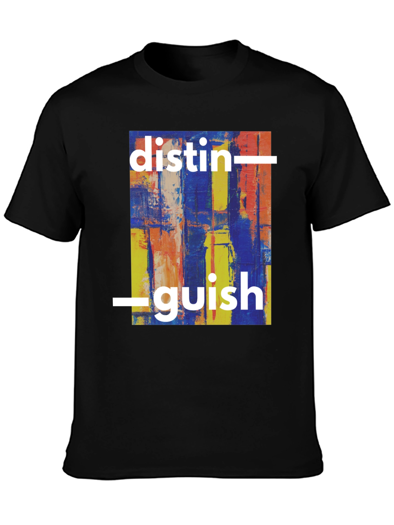 Distinguish Abstract Art Graphic T-Shirt