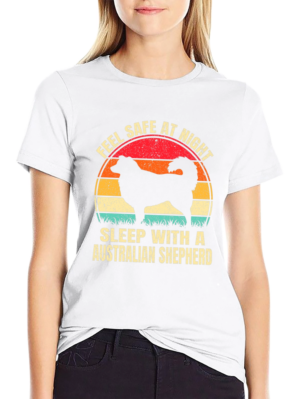 Feel Safe Australian Shepherd T-Shirt
