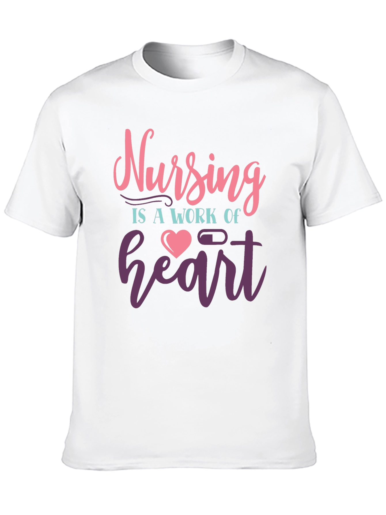 Nursing Heart T-Shirt - Nurse Appreciation