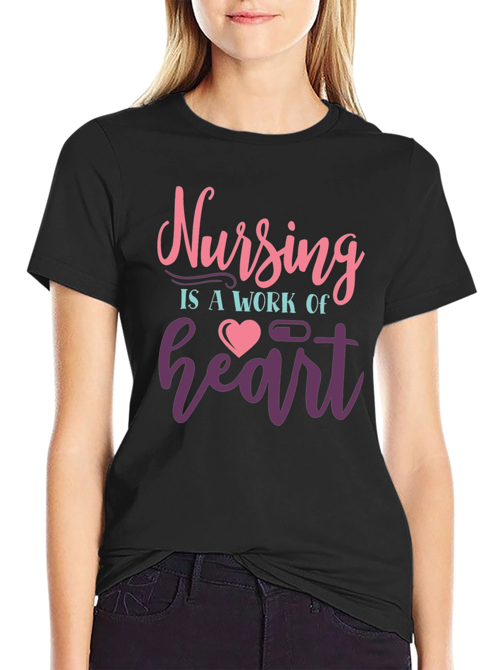 Nursing Heart T-Shirt - Nurse Appreciation