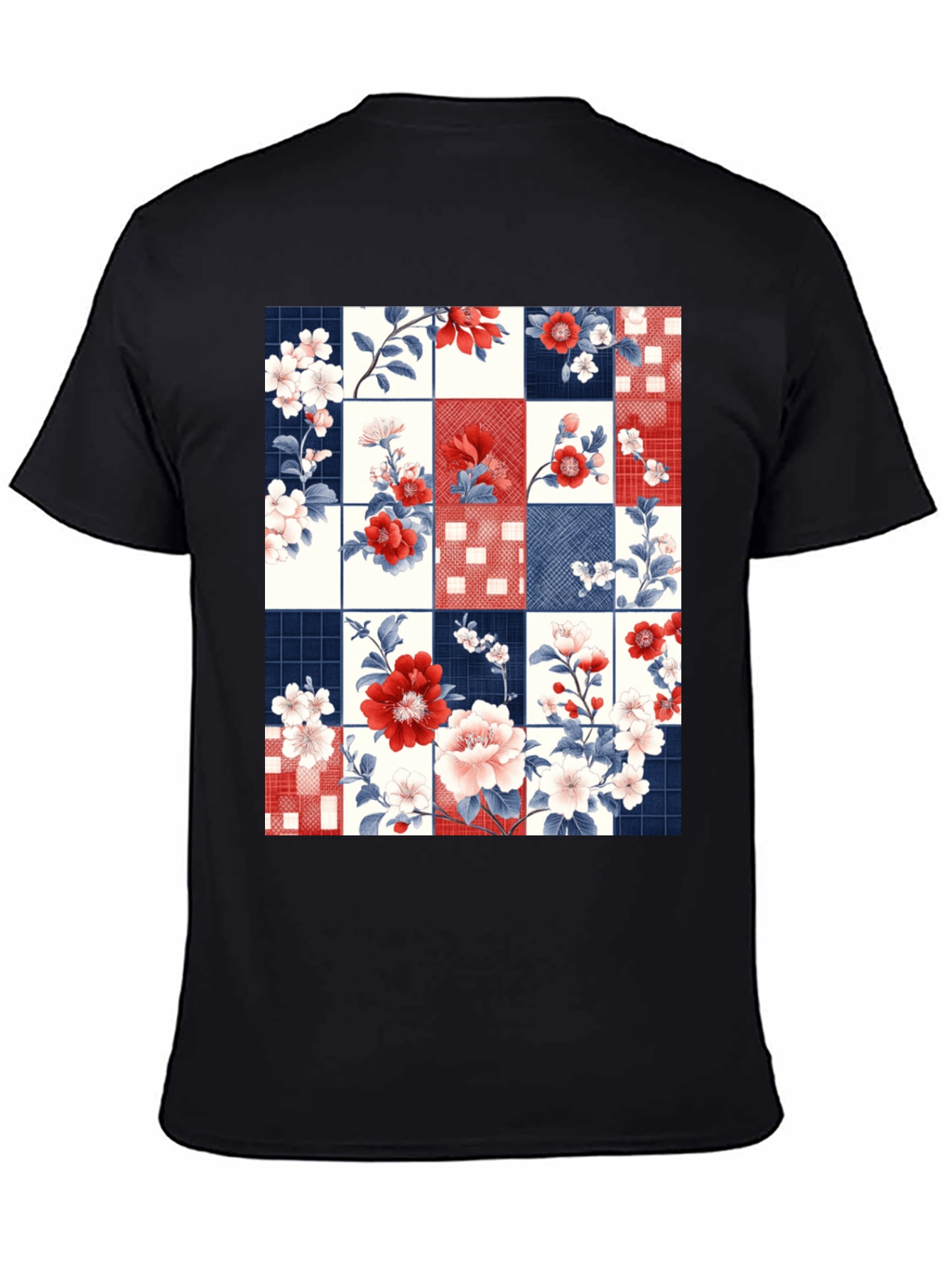 Floral Patchwork Graphic Tee