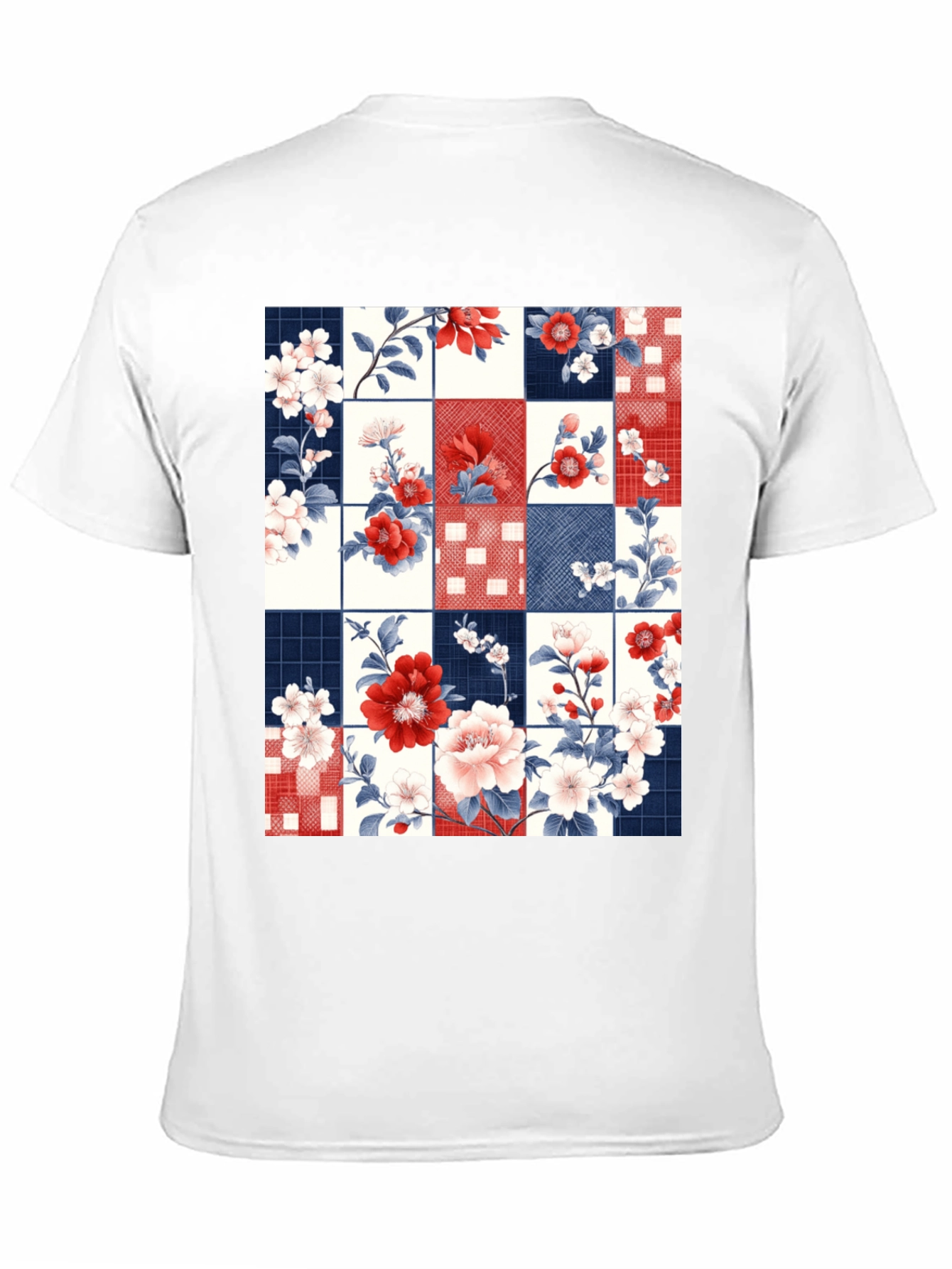 Floral Patchwork Graphic Tee