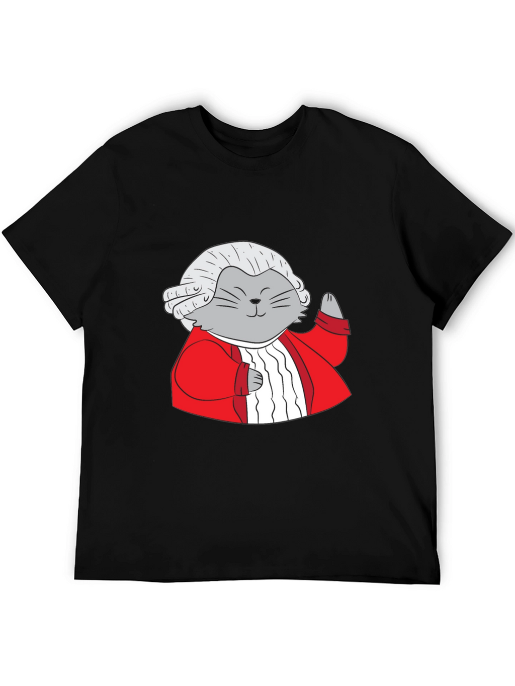 Mozart Cat T-Shirt - Unique Graphic Tee