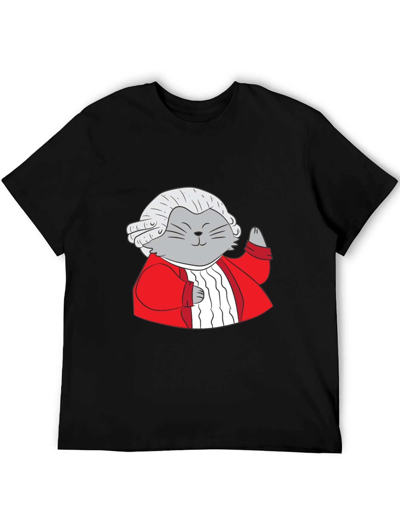 Mozart Cat T-Shirt - Unique Graphic Tee