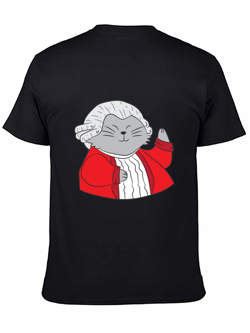 Mozart Cat T-Shirt - Unique Graphic Tee