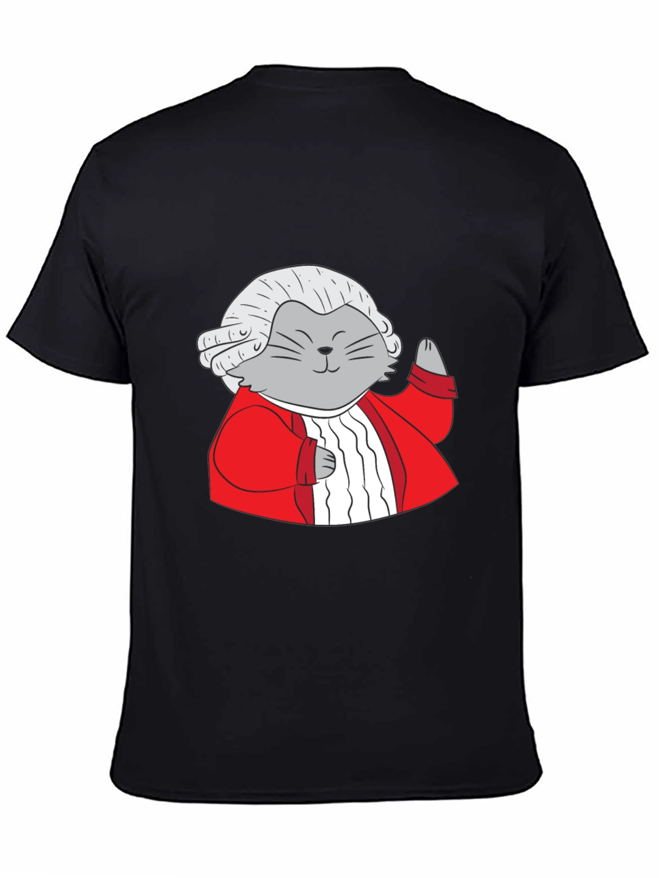 Mozart Cat T-Shirt - Unique Graphic Tee
