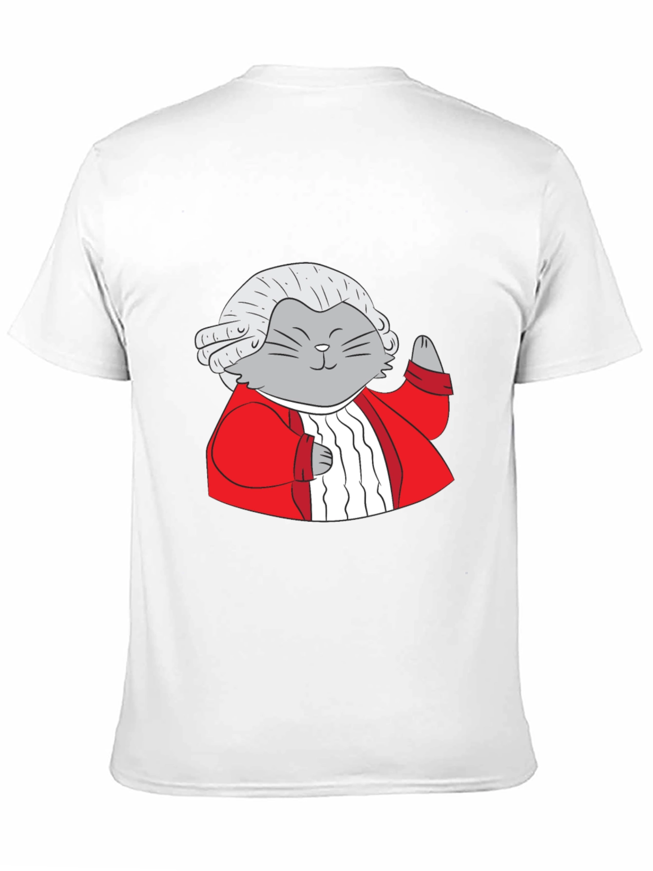 Mozart Cat T-Shirt - Unique Graphic Tee