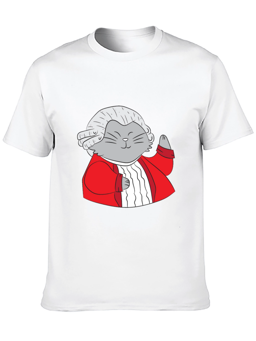Mozart Cat T-Shirt - Unique Graphic Tee