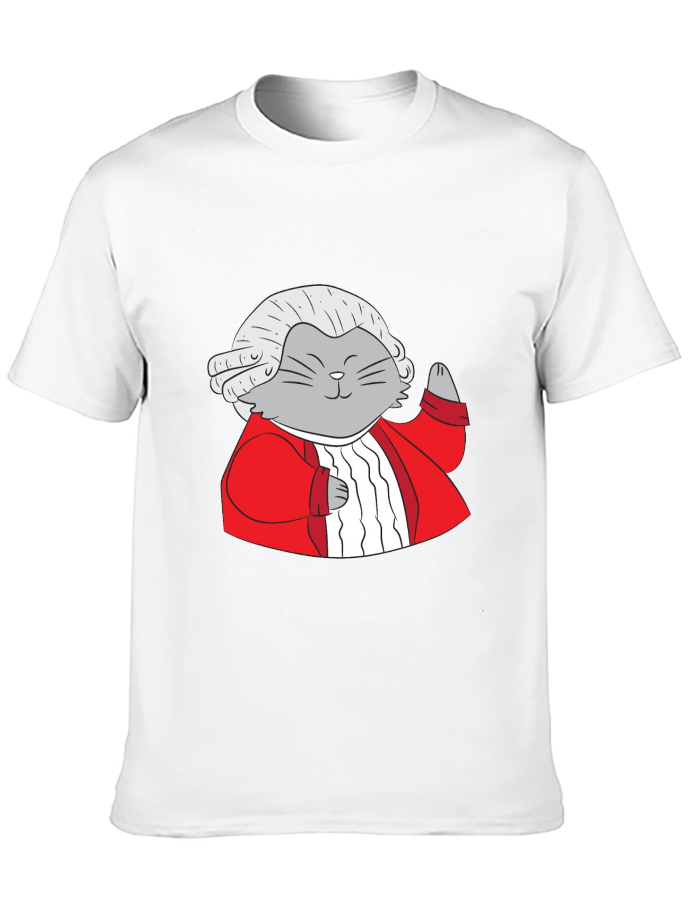 Mozart Cat T-Shirt - Unique Graphic Tee