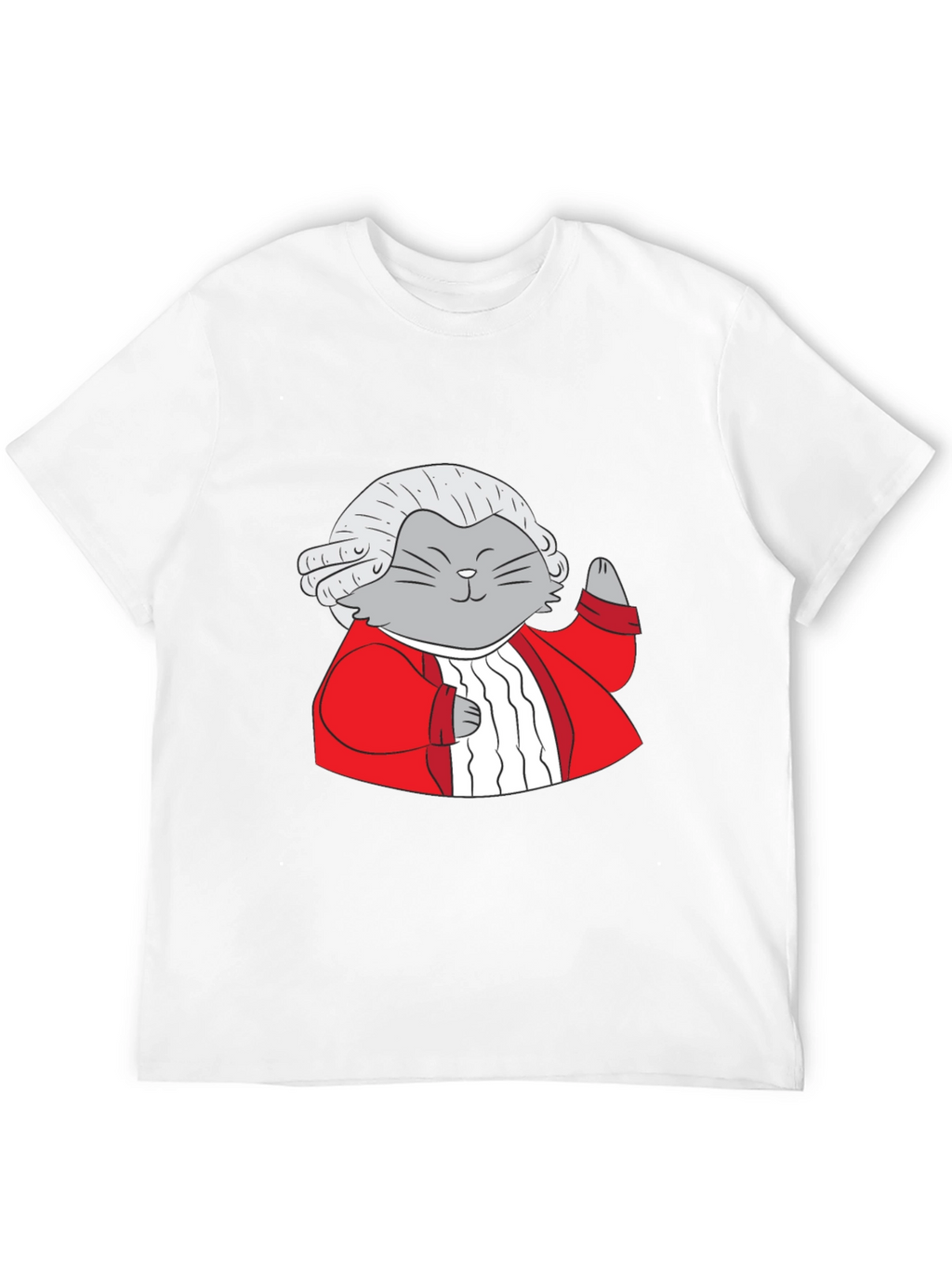 Mozart Cat T-Shirt - Unique Graphic Tee
