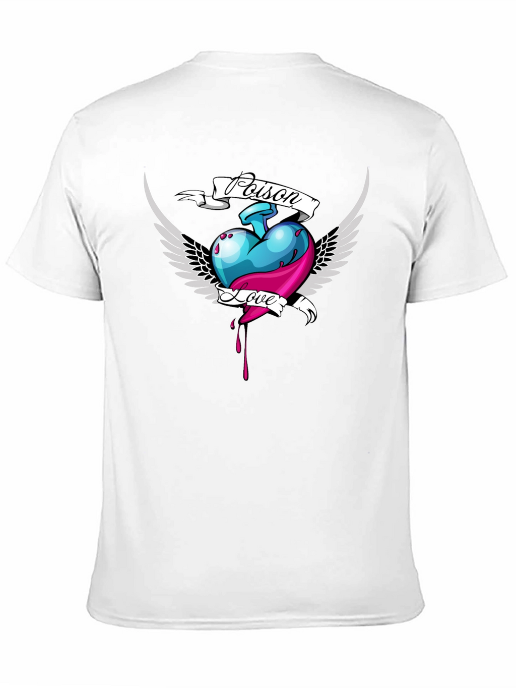 Poison Love Heart Graphic T-Shirt
