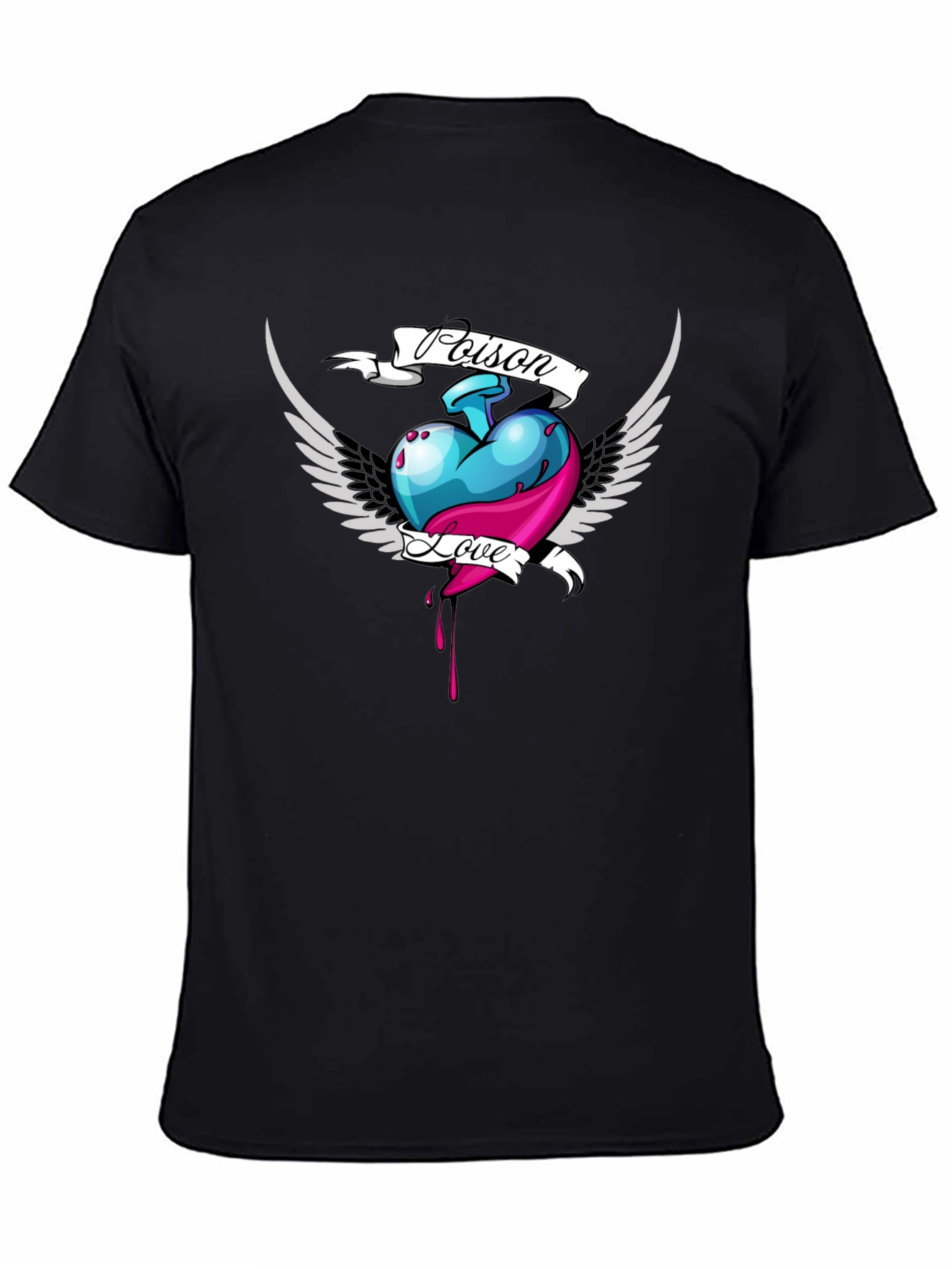 Poison Love Heart Graphic T-Shirt