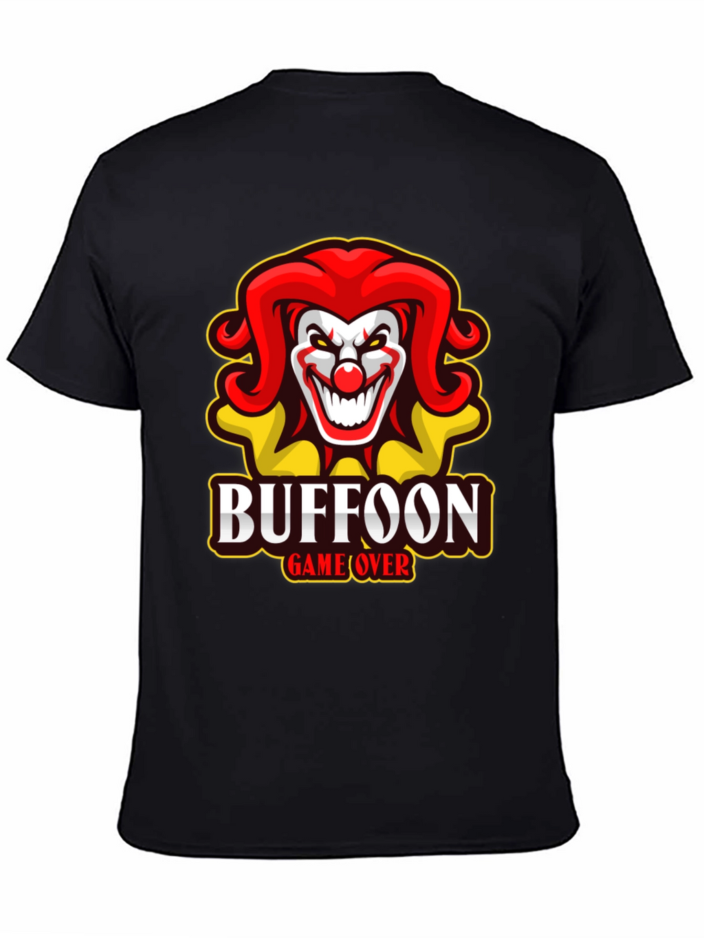 Buffoon Game Over T-Shirt - Clown Design