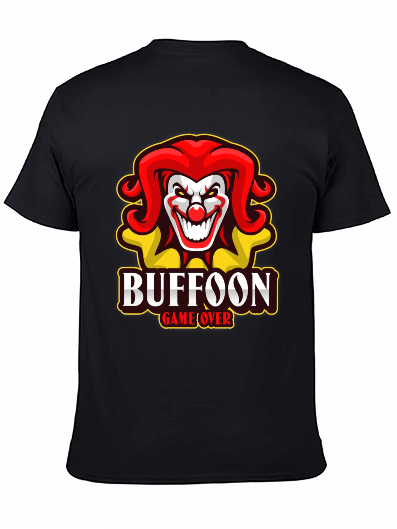 Buffoon Game Over T-Shirt - Clown Design