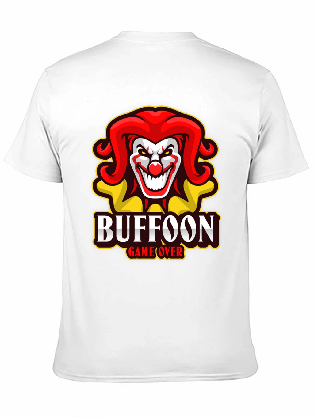 Buffoon Game Over T-Shirt - Clown Design