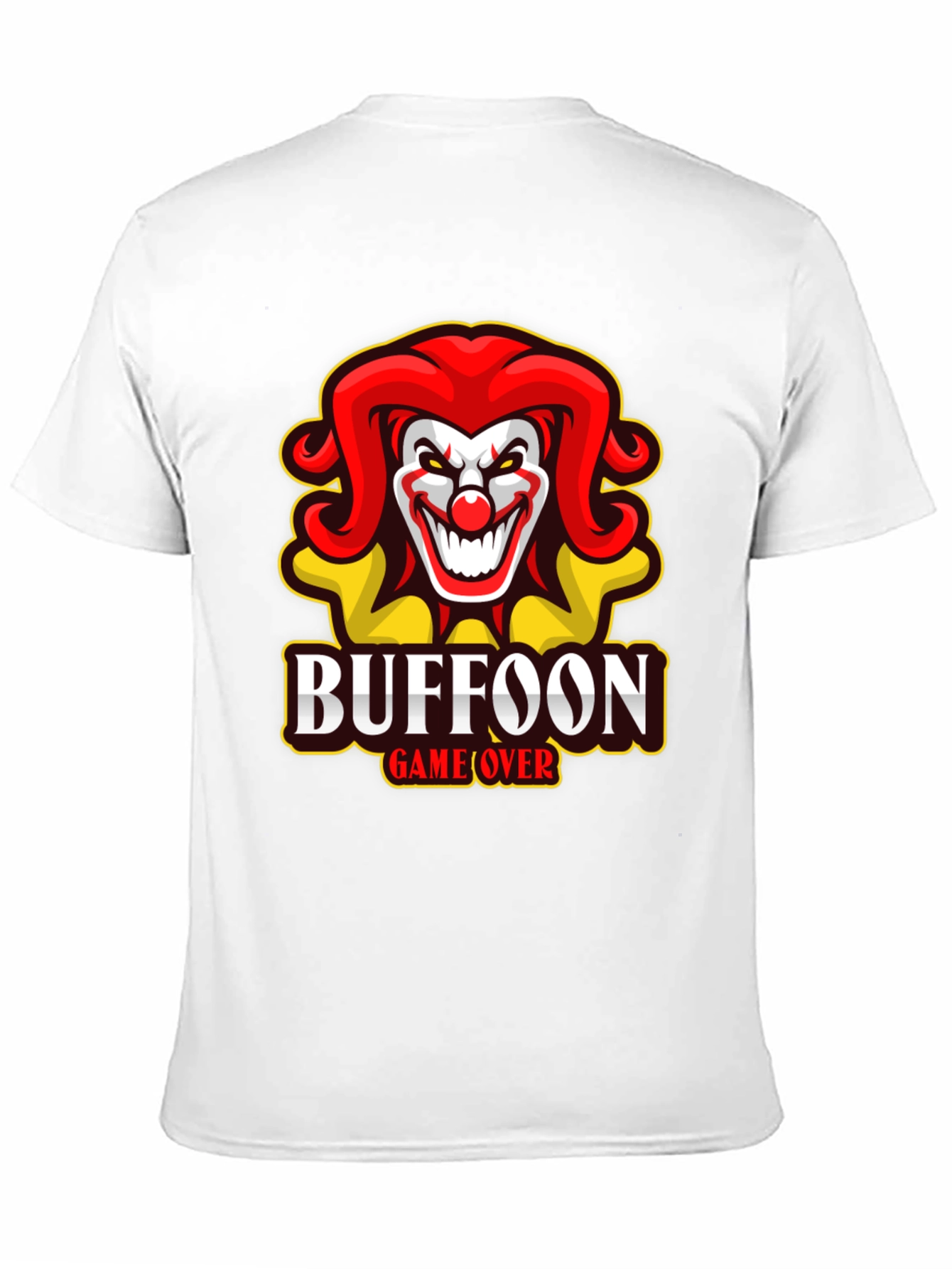 Buffoon Game Over T-Shirt - Clown Design