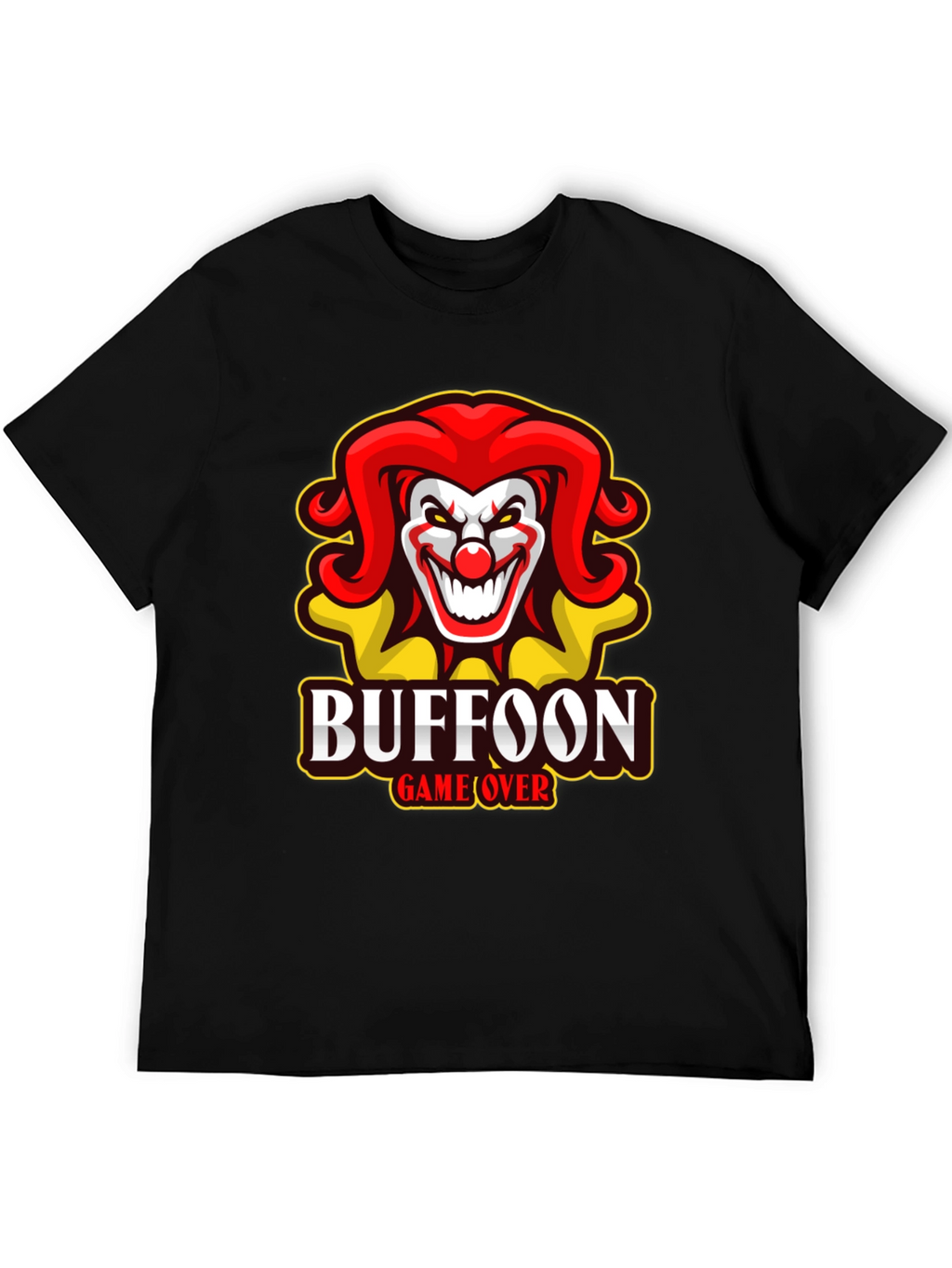 Buffoon Game Over T-Shirt - Clown Design